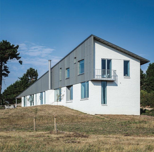 white coloured building