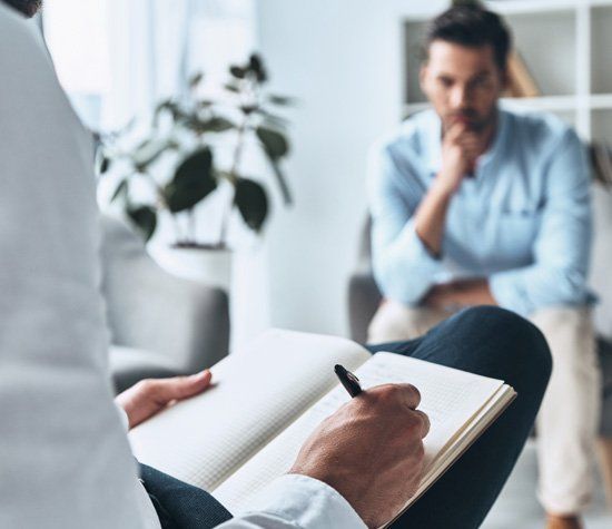 Doctor Counseling a Man — Watertown, SD — Dr. Mark Bontreger Doctor Counseling a Man — Watertown, SD — Dr. Mark Bontreger