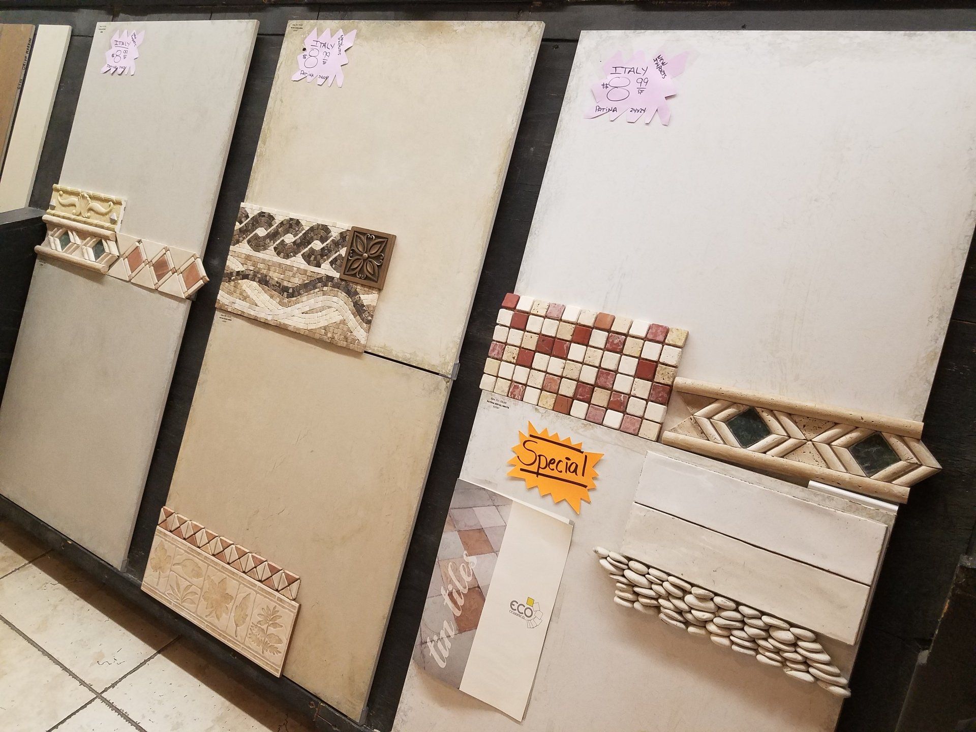 Italian tiles Concept Boards