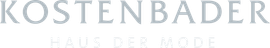 Ein Logo für eine Firma namens Kostenbader Haus der Mode