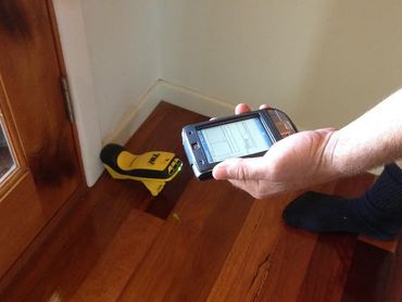 a man using some pest control