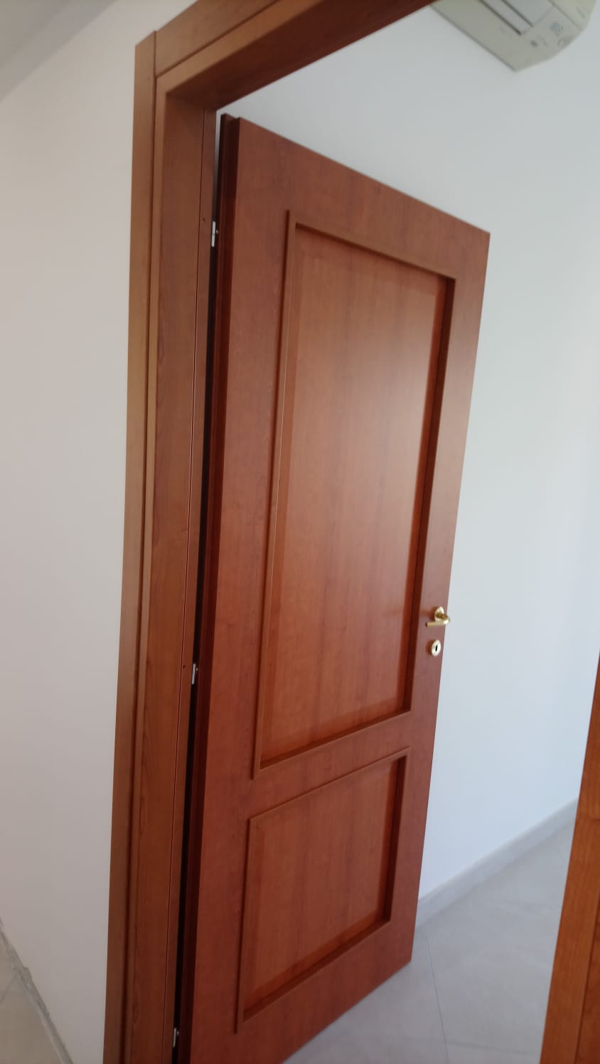 finestra in PVC con effetto legno