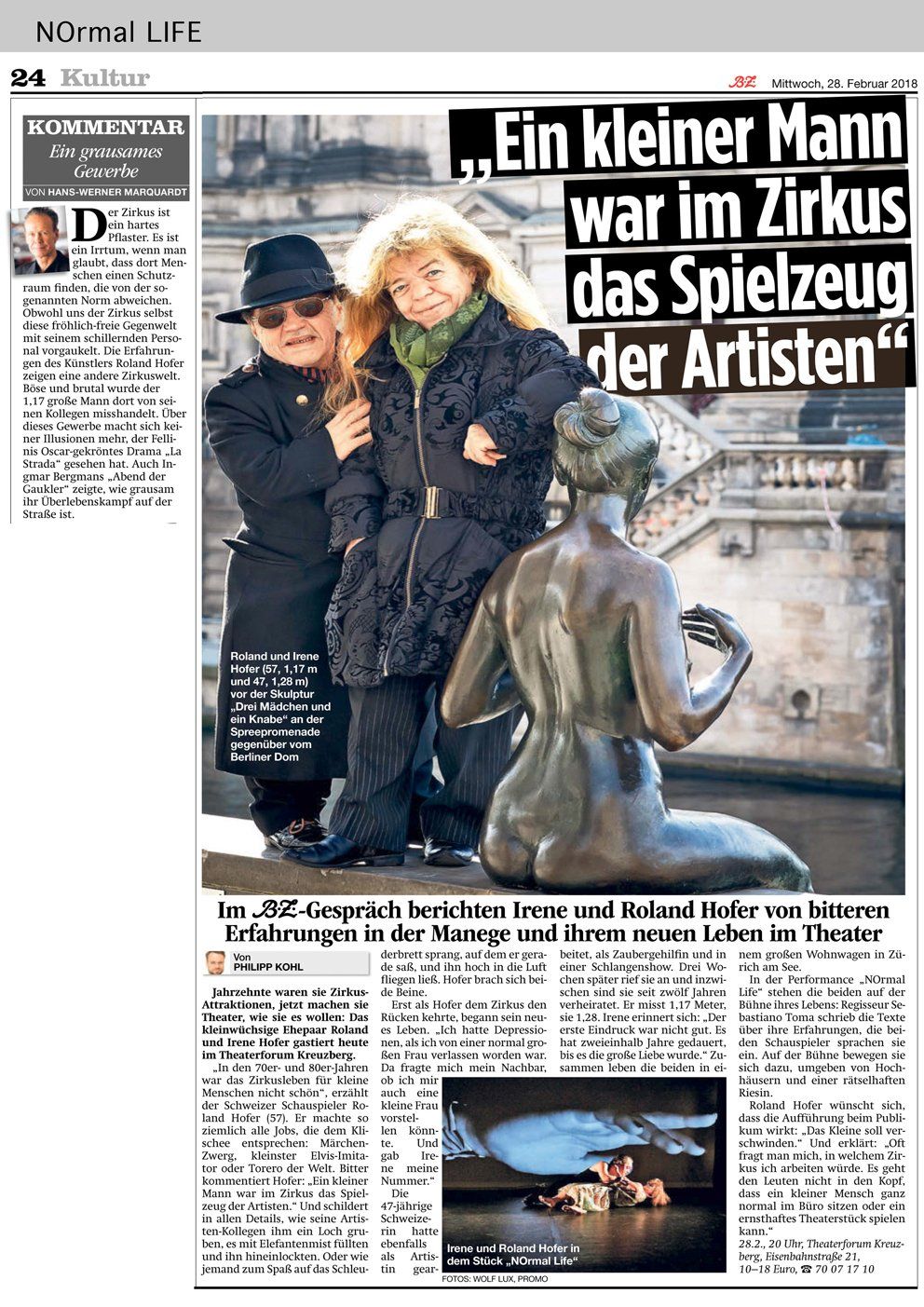 Normal Life by Sebastiano Toma with Roland Hofer, Irene Hofer and Lea Malenka Prinz
