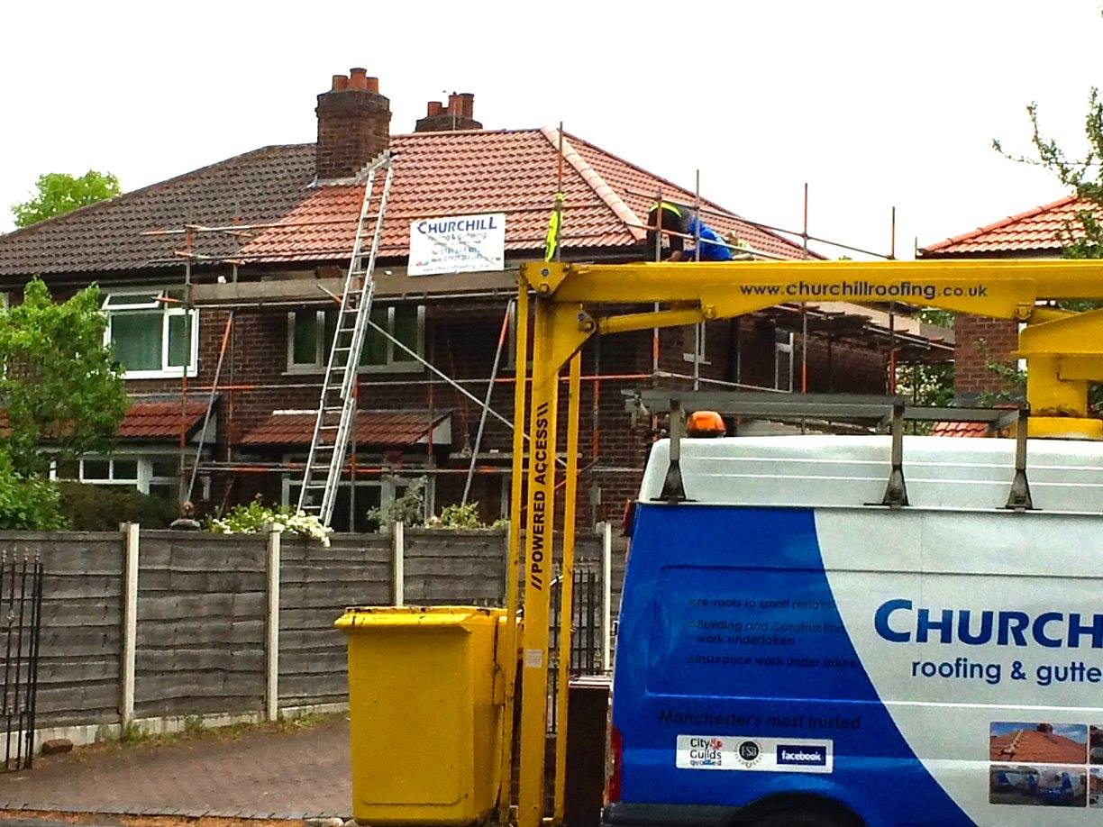 roof work in progress