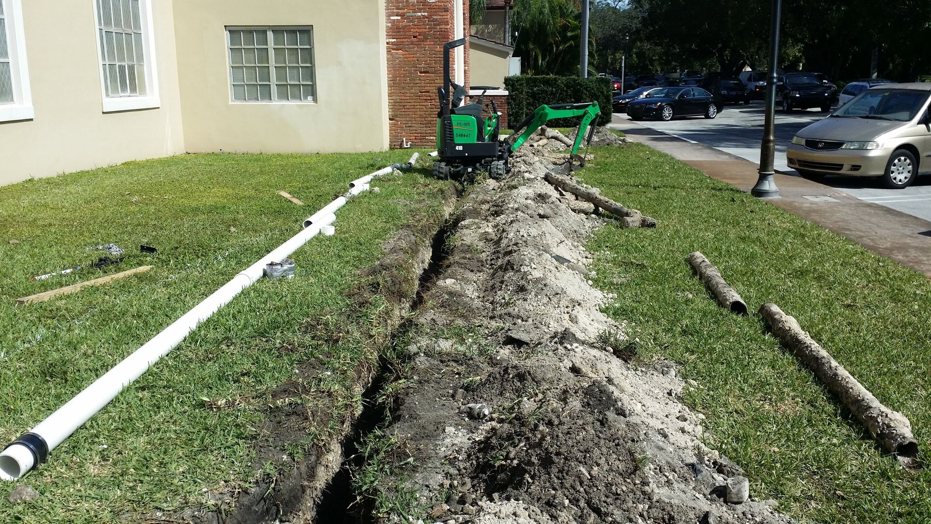 drain pipe installation