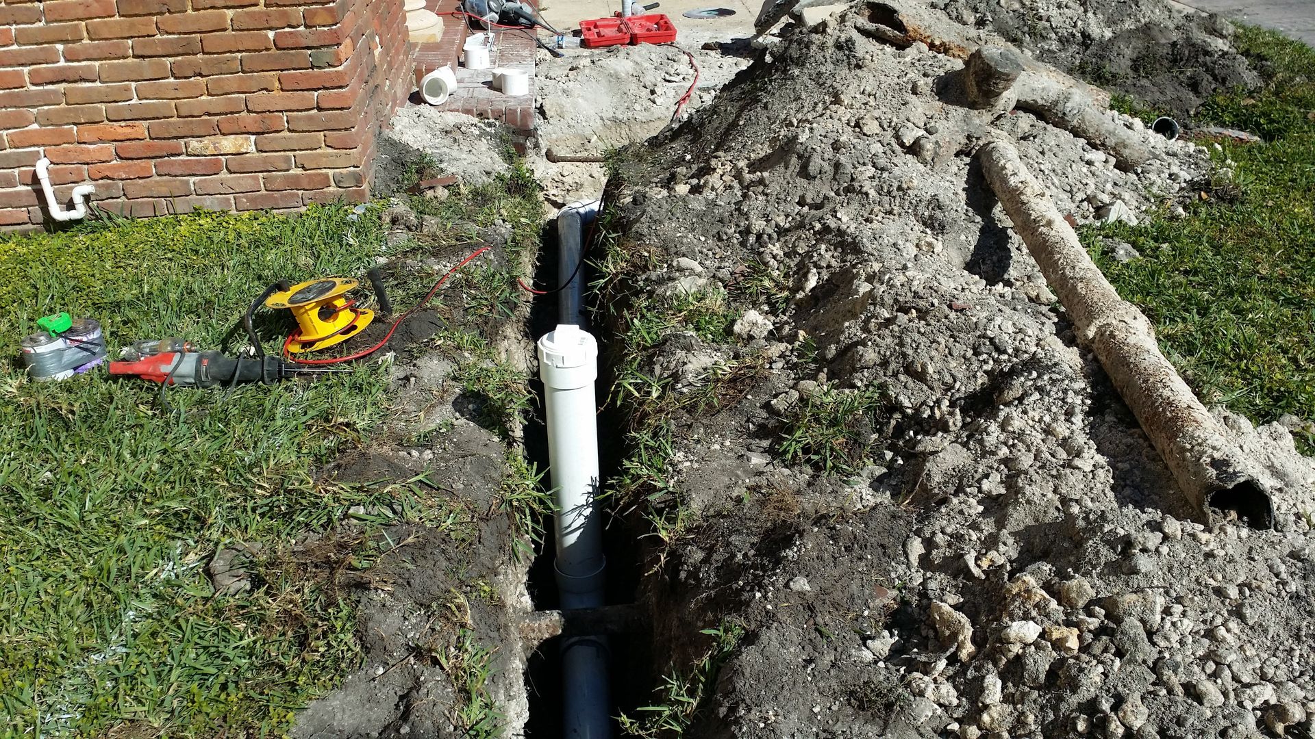 cast iron drain pipes replacement