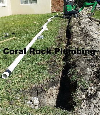 DWV Drain LIne Replacement Sewer Drain Line PVC Pipe Replacement