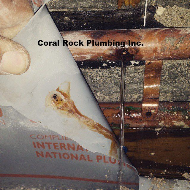 copper pipe pin hole leaks