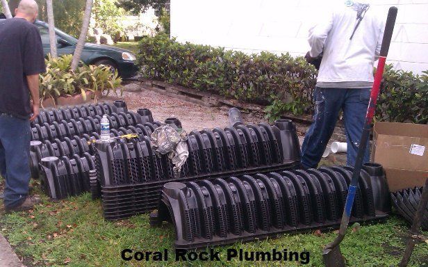 Drain feild for septic tank