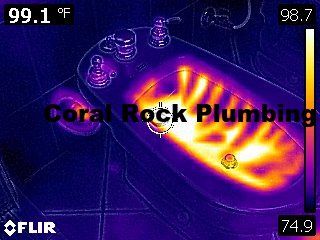 Coral Rock Plumbing Thermal Image Camera for Leak detection