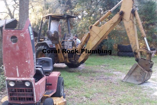 Excavate sewer lines, Palm Bay Plumber, Melbourne Plumber, Cocoa Beach Plumber, Vero Beach Plumber, Sebastian Plumber, kissimmee plumber, orlando plumber