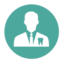 A man in a suit and tie with a tooth in his pocket.