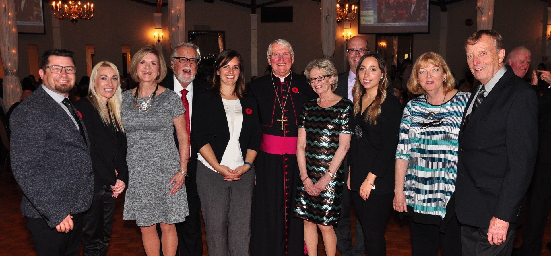 Dinner with Bishop Crosby