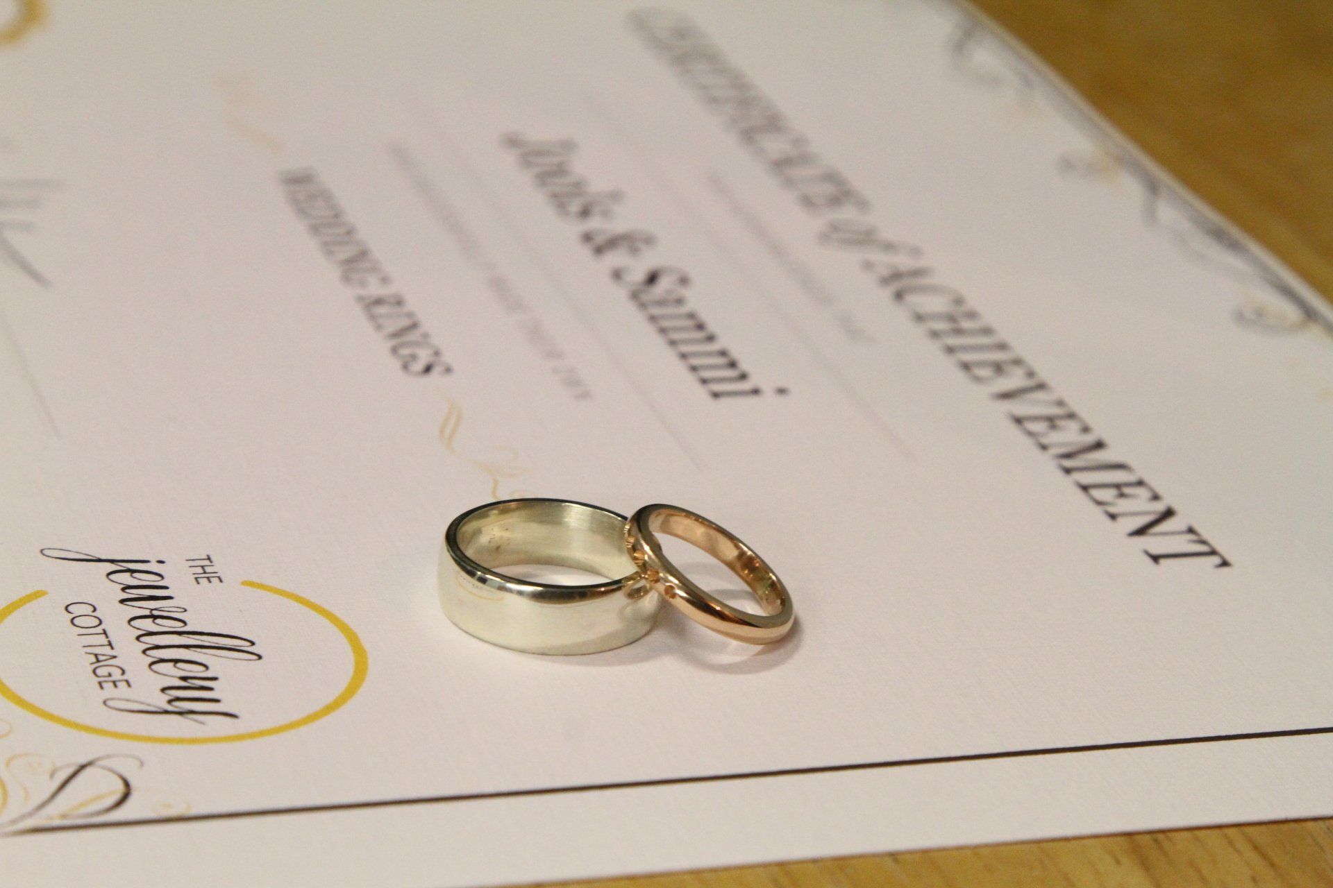 finished rings 45