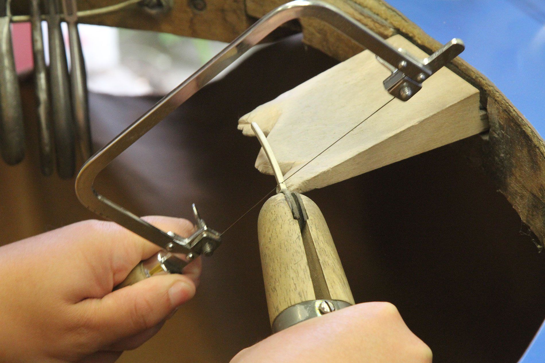 preparing jewellery