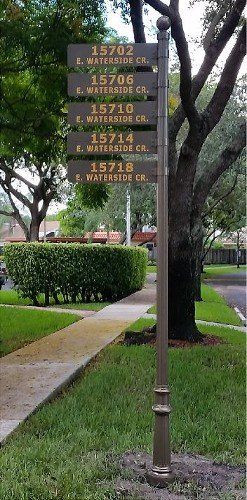 E. Waterside CR. Sign | Fort Lauderdale, FL | A Sign On Time