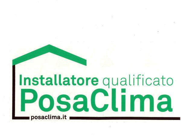 A logo for a company called installatore qualificato posaclima