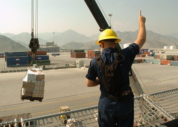 crane loading