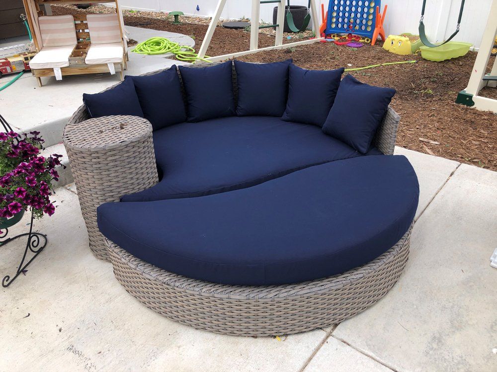 Circular Couch — Windsor, CO — A&F Custom Upholstery