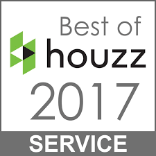 A logo for the best of houzz service in 2017.