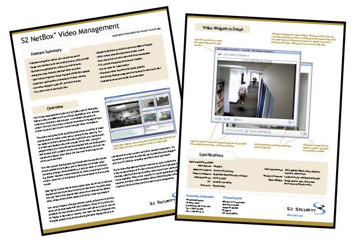 Videofied Datasheets