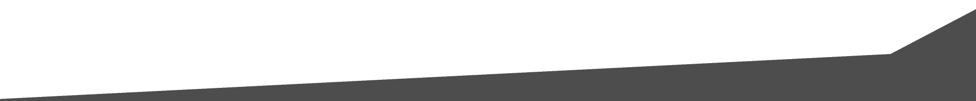 Ein diagonal von links nach rechts ansteigendes Balkendiagramm in Graustufen.