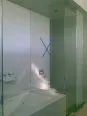Glass Shower At The Corner – San Francisco, CA – Sunset Glass Inc.