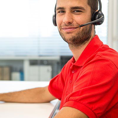 Lavoratore sorridente
