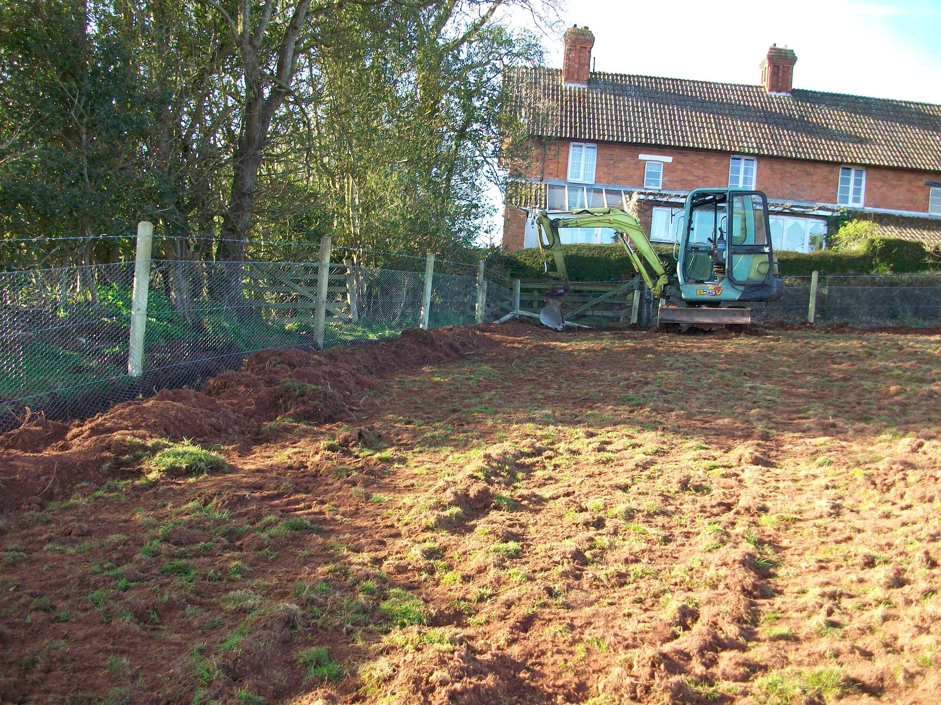 levelled ground