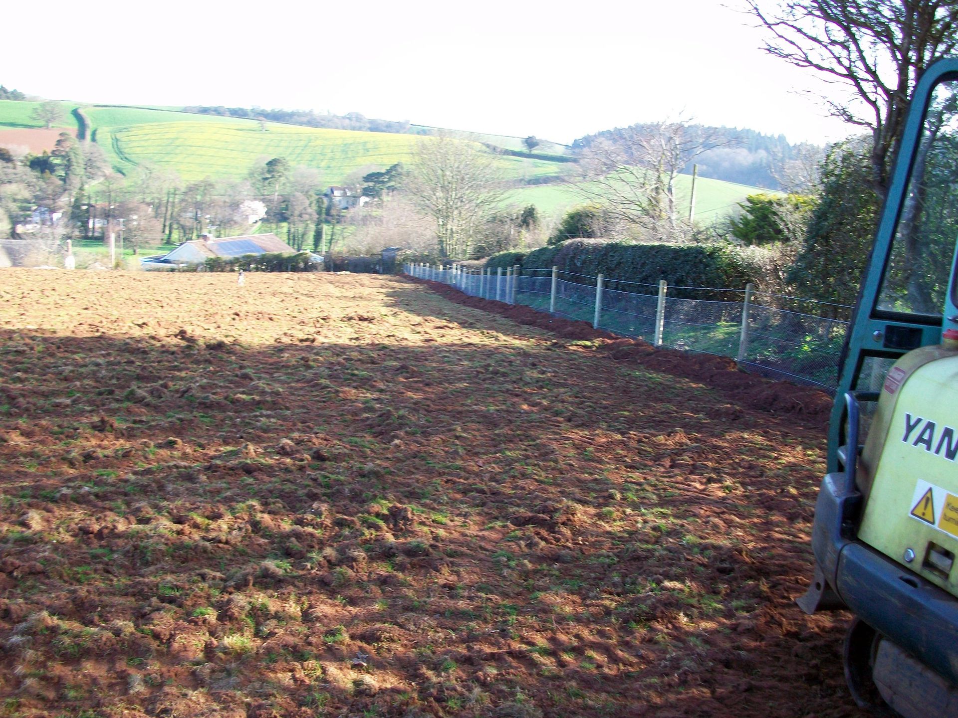 fenced ground