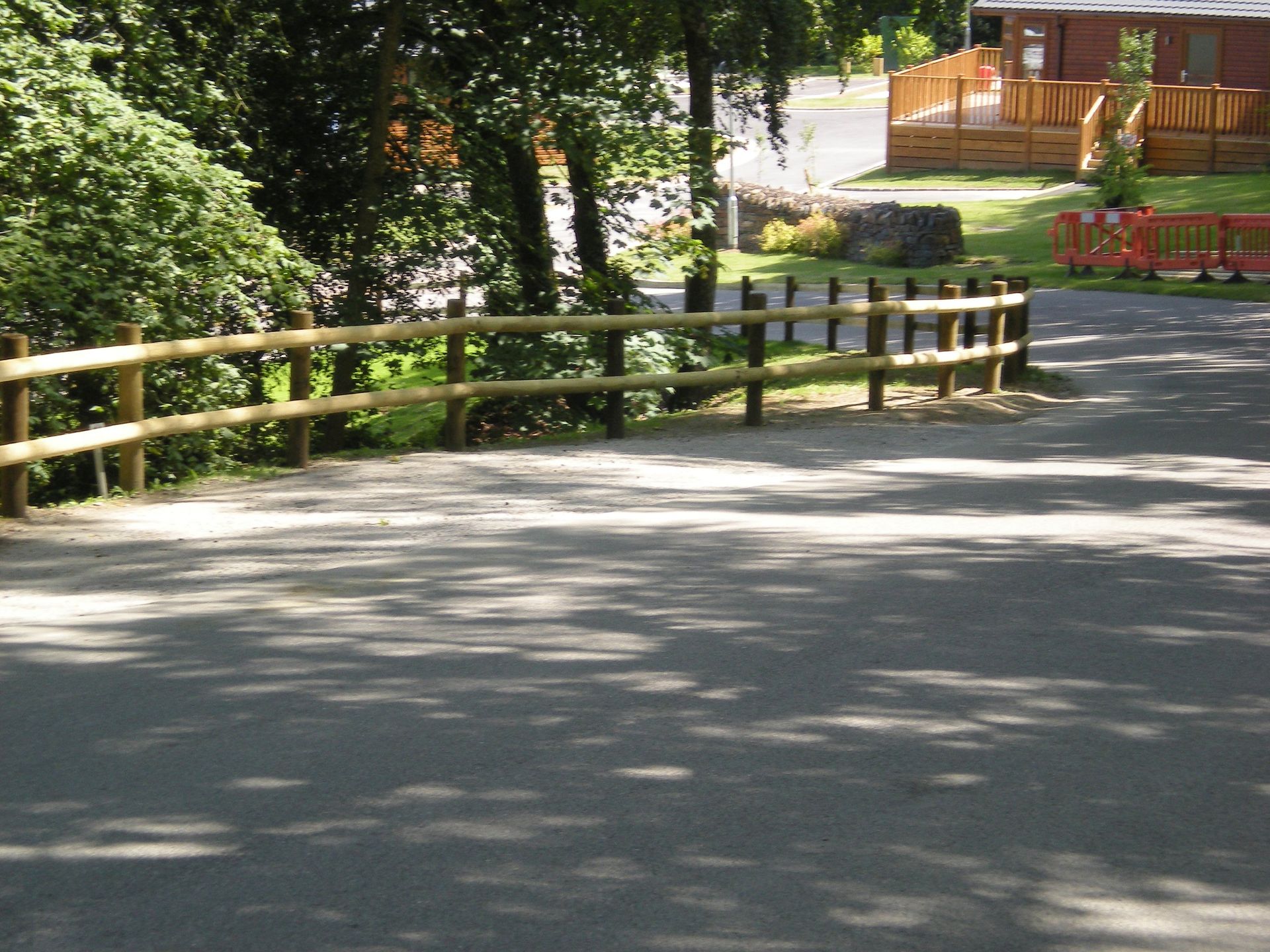 fence on road