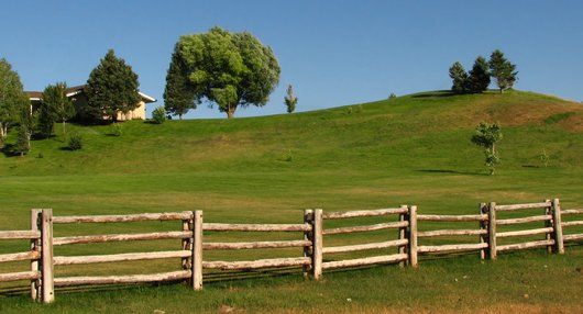 wooden fence