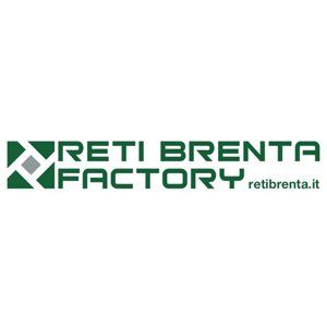 Un logo verde e bianco per la fabbrica reti brenta