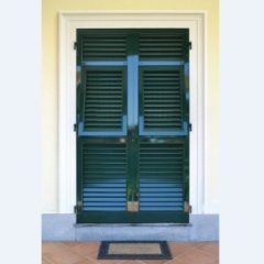 finestra e persiana in alluminio