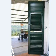 persiana in alluminio su terrazza