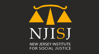 A logo for the new jersey institute for social justice