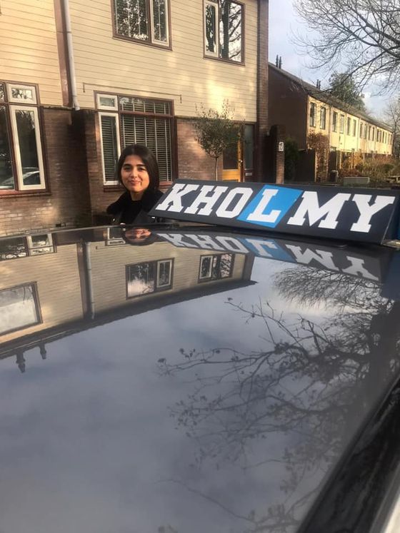 Autorijschool Kholmy - Geslaagd