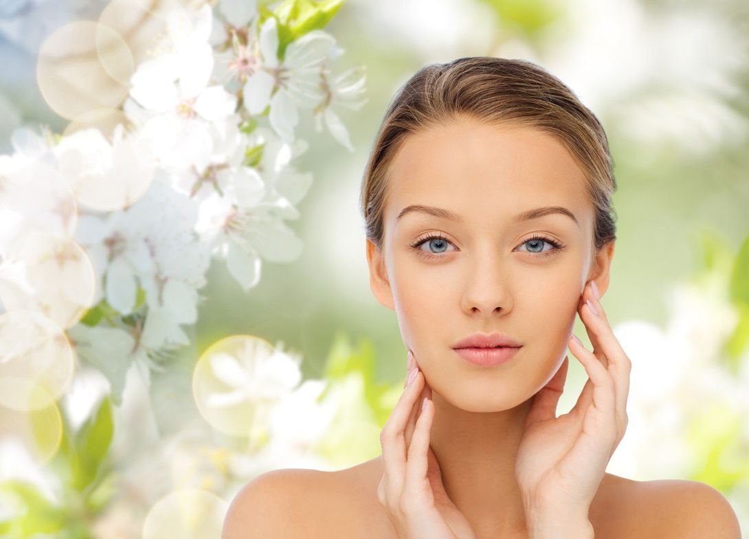 Ragazza dopo un trattamento di bellezza