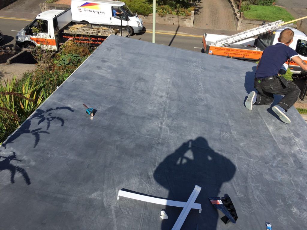 Garage roof inspection