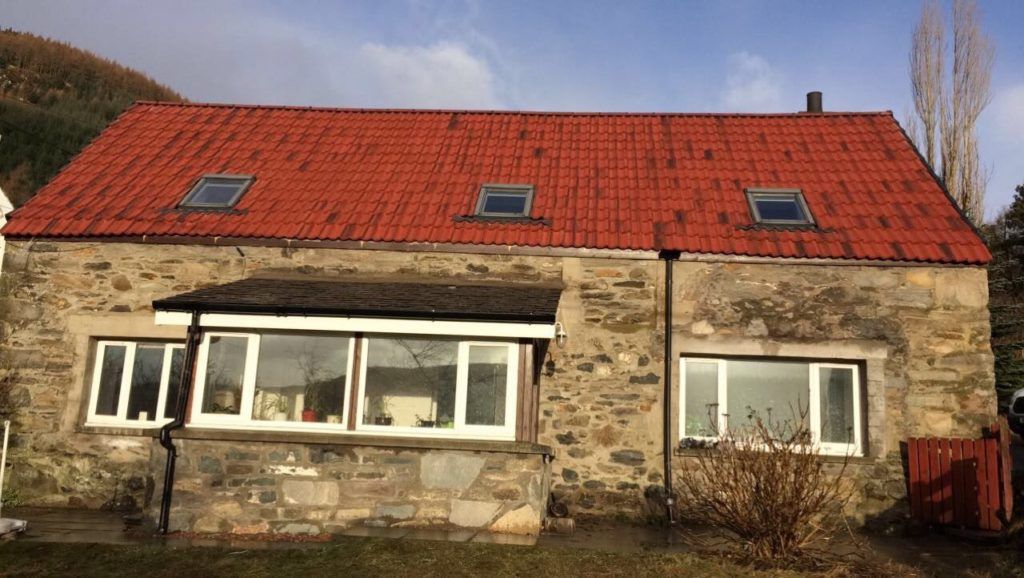 House with new roof