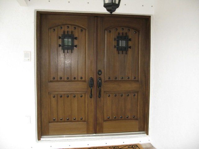 Rustic Plank Door — Tampa, FL — DoorPro Entryways, Inc.