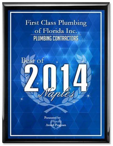 Best Of 2014 Naples Award — Naples, FL — First Class Plumbing of Florida, Inc.