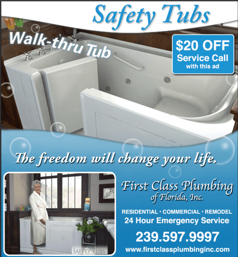 Coupon For Safety Tubs — Naples, FL — First Class Plumbing of Florida, Inc. Coupon For Safety Tubs — Naples, FL — First Class Plumbing of Florida, Inc.