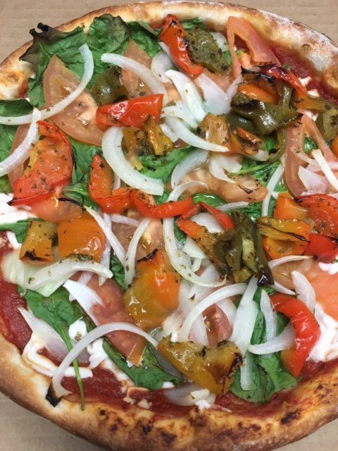vegan vegetable pizza