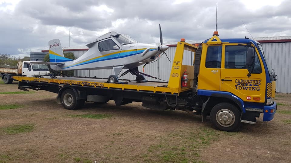 towing plane