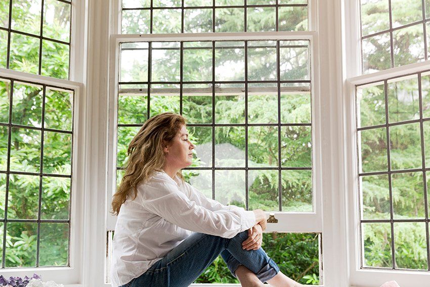 girl sitting
