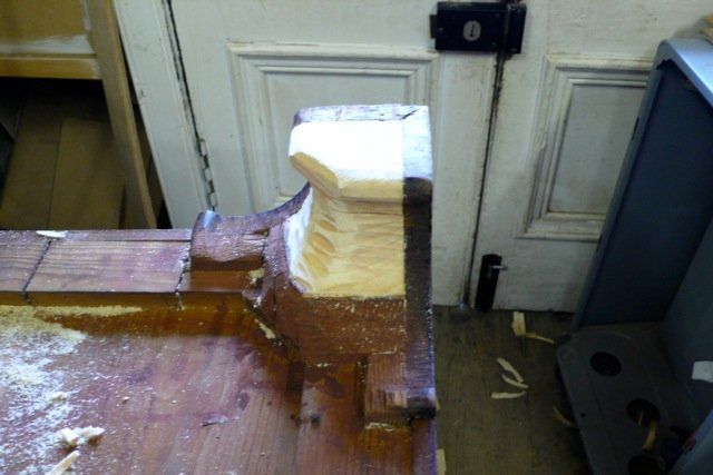 An 18th century chest after conservation