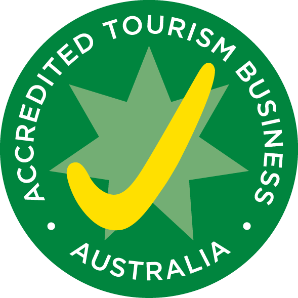 An accredited tourism business australia logo
