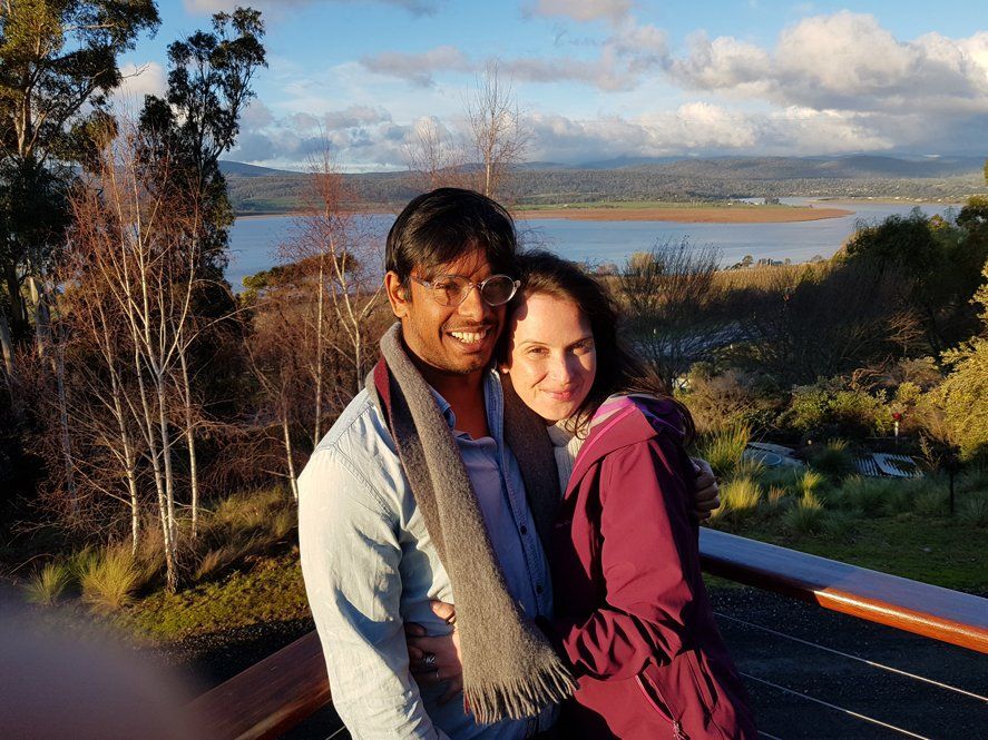 couple with scarp