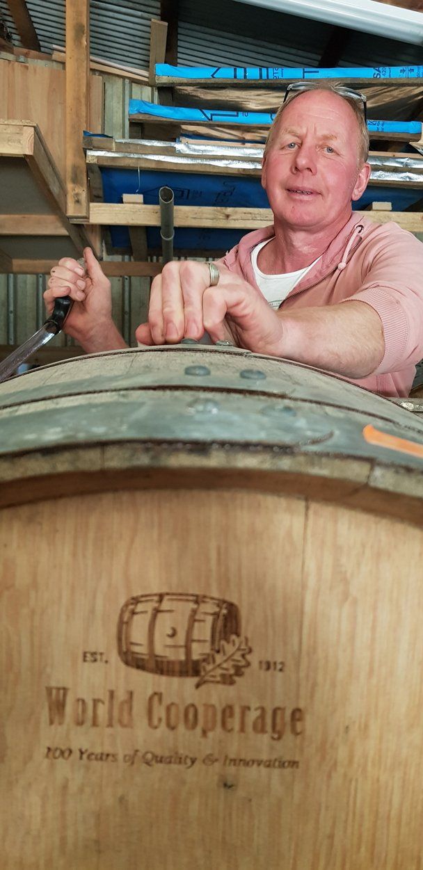 old man with wine